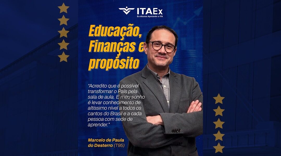 O CFO que nunca deixou de ser professor: Marcelo de Paula do Desterro (T95) e a educação como missão