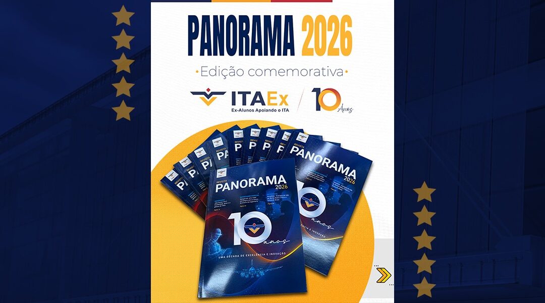 ITAEx lança a Revista Panorama 2026 em edição comemorativa de 10 anos