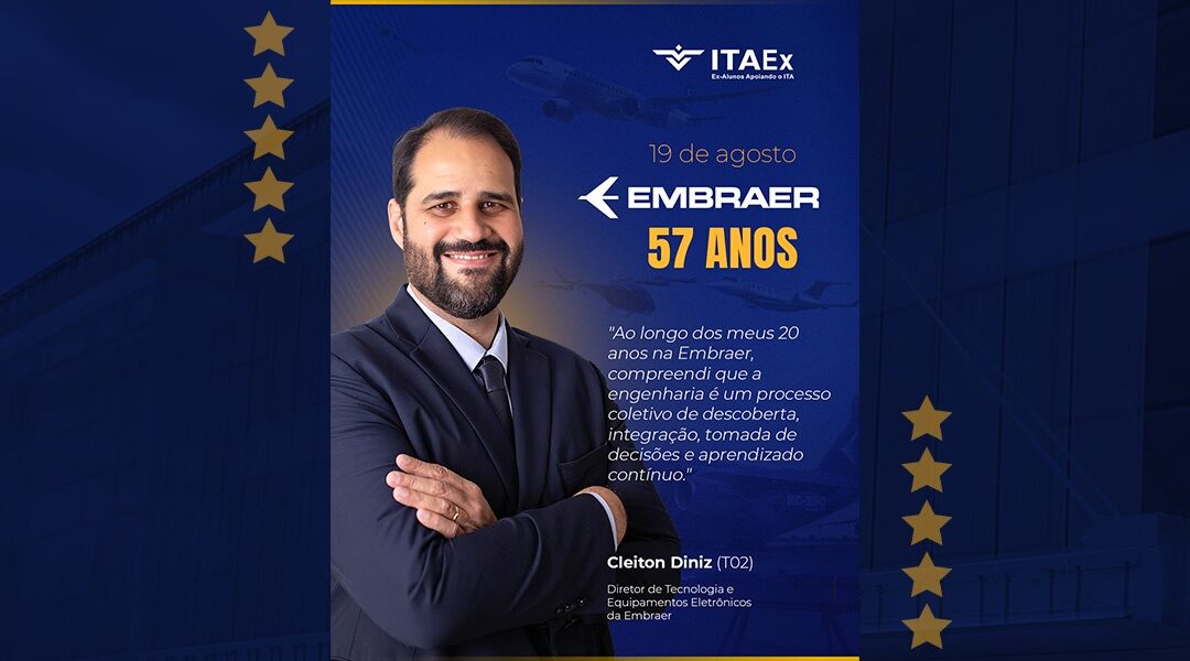 57 anos da Embraer: engenharia, liderança e o futuro da indústria aeroespacial