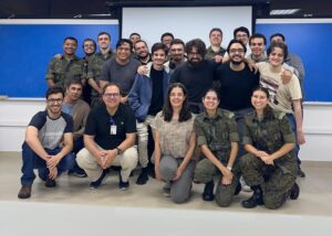dia de aula dos formando da ELE25.